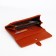 Women's wallet on the button, redhead color