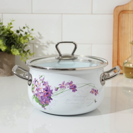 Poster "Lilac", 2.1 l, glass cover