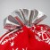 Bag gift plush “Santa Claus bag”, snowflakes, embossing, 16 x 24 cm +/- 1.5 cm, New Year