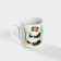 A set of porcelain dishes "Panda", 3 objects: mug 200 ml, bowl 350 ml, plate d = 17 cm