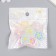Busina Plastic "Flower with colored staging" matte mix 2x2x0.8 cm