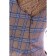 Sarafan female, size 46, gray, blue color