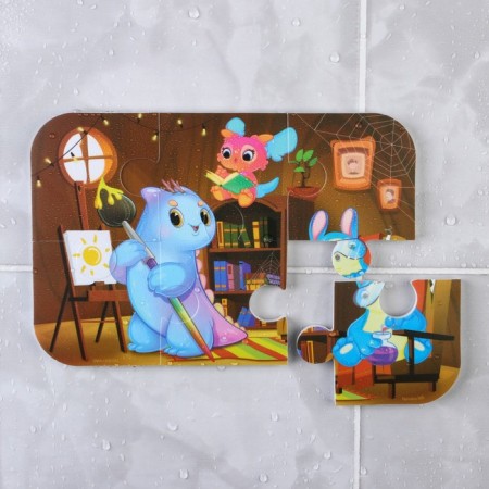 Soft puzzle for kids "monsters", 6 parts, crumb I-5
