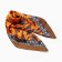 Women's scarf minku 70*70 cm, orange