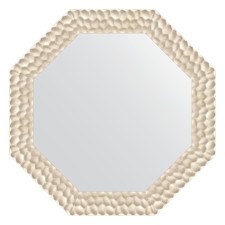 Mirror in the baguette frame, pearl dunes 89 mm, 77x77 cm