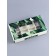 Folding box for 8 sweets "February 23", 9.8 x 17.7 x 3.5 cm. Confectionery packaging