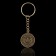A keychain for keys, metal, amulet "Wealth" Diam. 2.5 cm