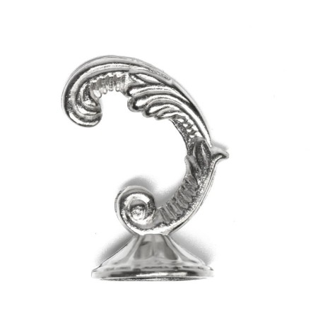 Hook for curtains ks002, one -rod, color chromium-12