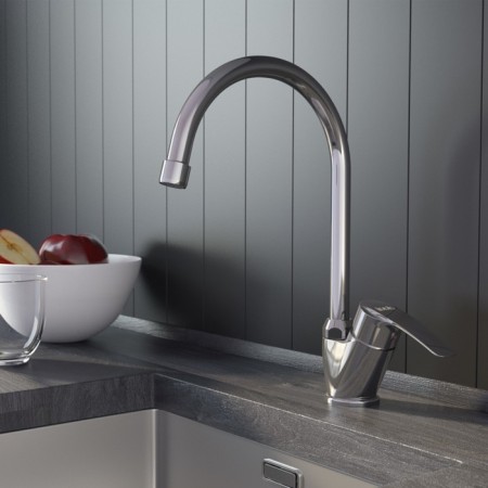 IDDIS RAY RAYSB00I05 kitchen mixer, silicone aerator, chrome-1