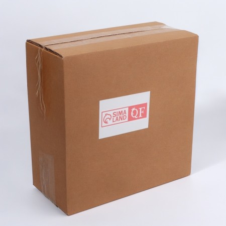 Organizer for storage, 2 sections, rotating, D - 23 × 33.5 cm, silver/translucent color/gray color-6