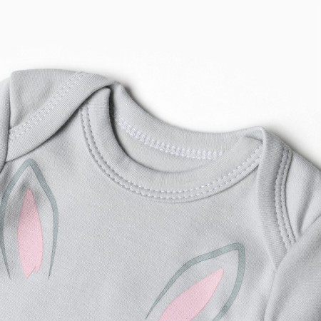 Combineson crumb I am Baby Bunny, height 62-68, gray-1