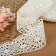 Knitted lace, 60 mm × 15 ± 1 m, fluid-white color