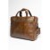 Male portfolio, genuine leather de-gosa brown, 40x11x32 cm