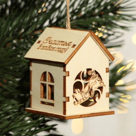 Interior decoration "Happiness in the New Year", 6 x 4.5 cm-2