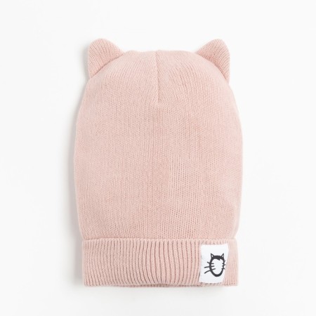 Children's hat, powder color, size 50-54-1