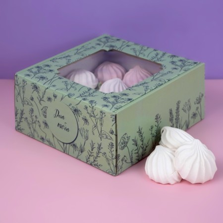 Self -charged box, with a window, "for you" 19 x 19 x 9 cm-4