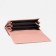 Women's wallet on magnets, pink color