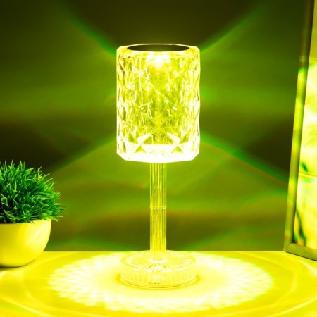 Table lamp with Alandi PDU LED 16 colors RGB touch USB 8.5x8.5x25 cm Risalux-4