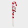 Topper decorative cane "Grandfather Frost with a gift" 16.7x67.5 cm