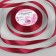 Satin tape, 12 mm × 23 ± 1 m, deep red color No. 33