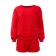 Women's pajamas (sweatshirt, shorts) minku: Home Collection Red color, rr 54