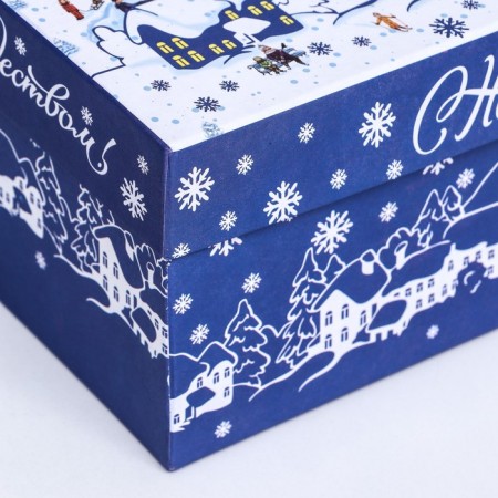 Rectangular box "Winter time", 27 × 17 × 11 cm-2