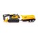 Excavator inertial "construction", with a trailer, mix