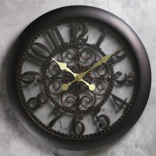 Wall clock, series: interior, Baroque, D-50 cm