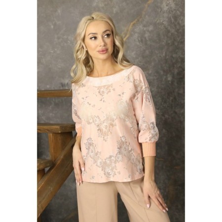 Female jumper, size 44, peach color-7