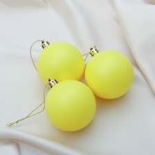 Set of balls plastic D-5.5 cm, 3 pcs 