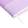 The diary is low, A5, 136 sheets, leatherette, Devente. Tailor, a solid cover with foam rubber, knife, perforation, liesse, block 70%, lilac