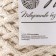 Knitting cord 100% polyester, width 5 mm 100m (ivori)