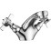 Fashun A1024 sink mixer, two -wound, pour 115 mm, brass, chrome