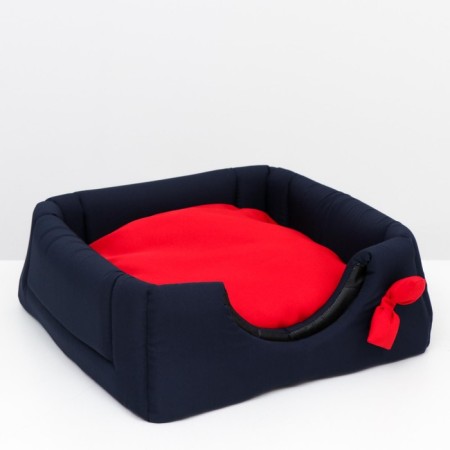 Transformer House "Samanka" 45 x 45 x 36 cm, red-blue-6