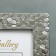 Photo frame Plastic Gallery 10x15 cm, 651628 metallic (plastic screen)