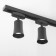 Skiral lamp Elektrostandard, Vetro, 70x70x175 mm, GU10, black color