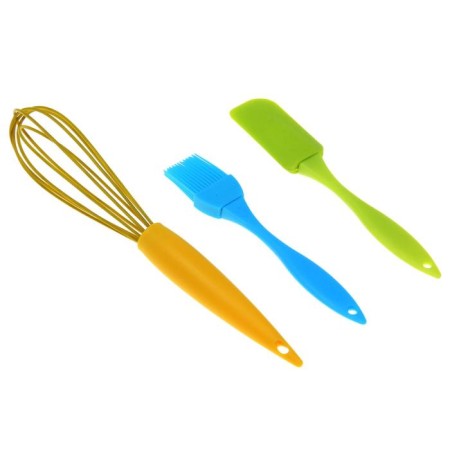 Set for baking the share "Summer", 3 objects: spatula, brush, corolla, color mix-4