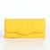 Women's wallet on magnet, yellow color