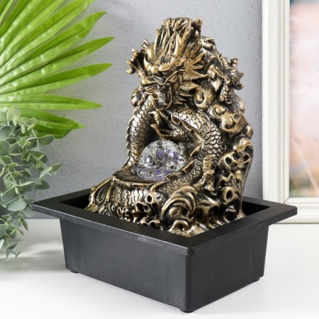 The desktop fountain from the network, backlight "Golden Dragon" 26x17.5x23 cm-1