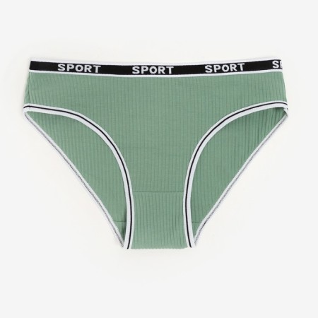Women's underpants, green color, size 46-48