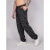 Male pants, size 62, black color