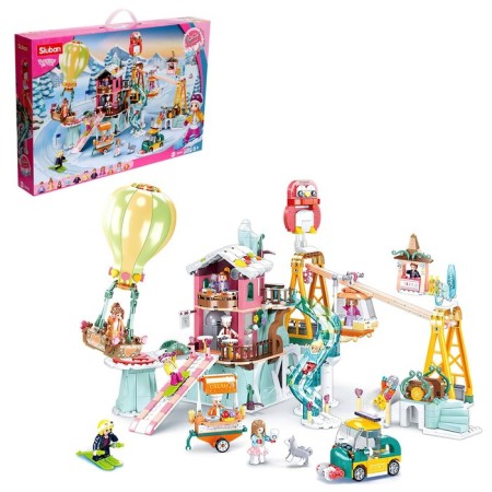 Designer Pink Dream "Ski -Summary Base", 1065 parts