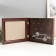 Key closed "Rule one and two" 26.5x31.5 cm nut