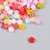Decor for creativity plastic "Micro-flowers Color" set 100 pcs mix 0.6x0.6 cm