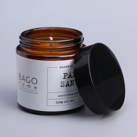 Aromatic candle in the jar "fell santo", owl wax, 88 g-5
