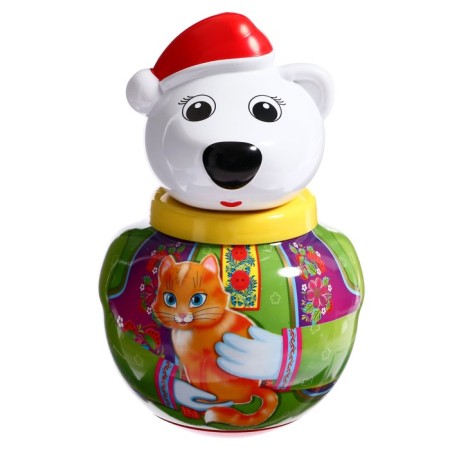 Nevalyashka Small White Bear "Tyoma", mix-7