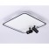 LED ceiling LED with Ambrella Light, Linetech, FL5115, LED, 97 W, 7275LUM, 3000-6400K, Black, Black