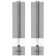Electric Mill Krona Salz Pfeffer Inox, metal, from batteries, silver