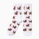 Santa Dachshund socks, white color, size 23-27 (38-41)