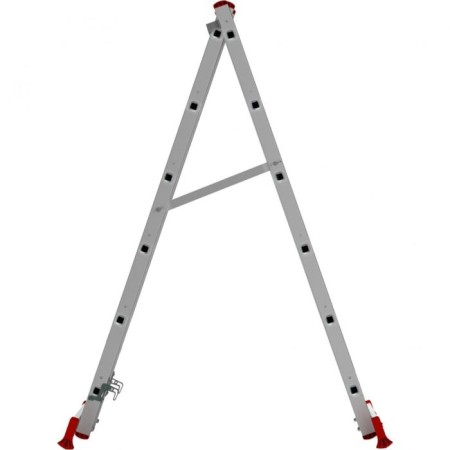 Staircase-Volume 97970, aluminum, 3 in 1, 6 steps, 1620 mm-4